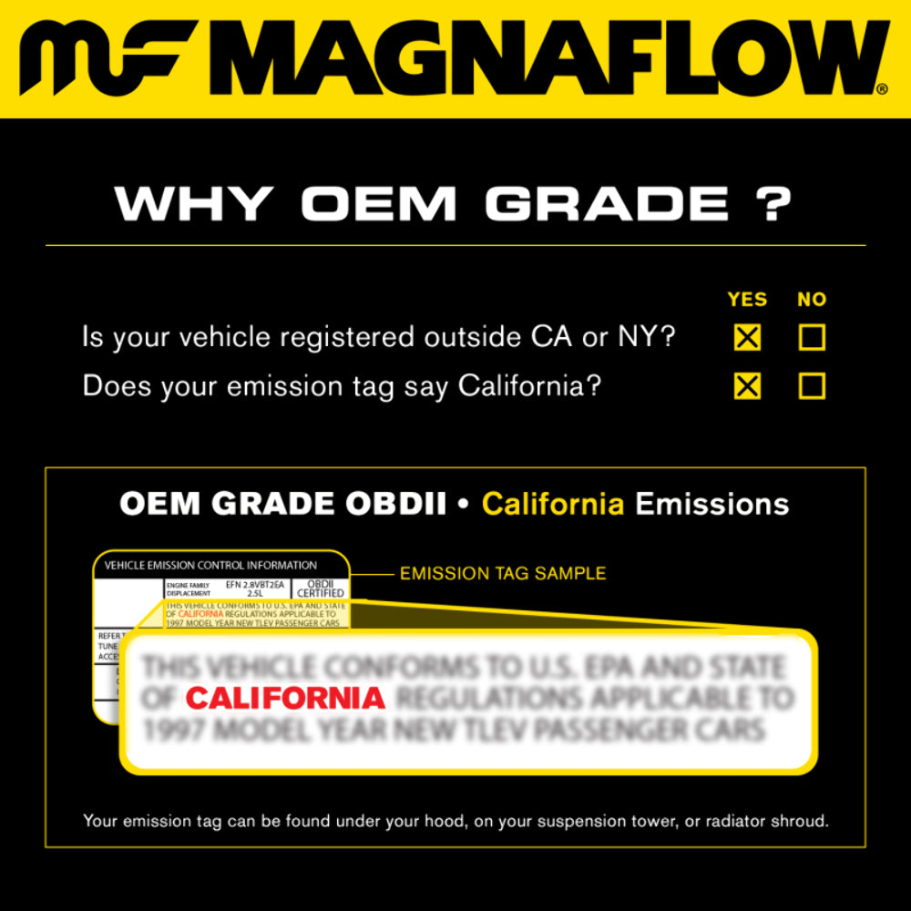2016-2019 Mazda CX-3 OEM Grade Federal Catalytic Converter 22-116 Magnaflow - Catalytic Converters Car Part People