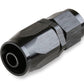 Mr. Gasket -8 AN Straight Swivel Hose End - Black - 220108-BL