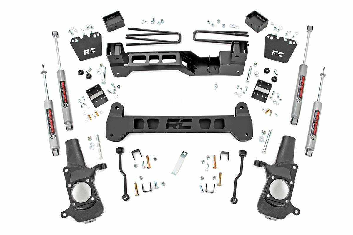 Fits Chevy Silverado & GMC Sierra 2500HD 2WD (2001-2010) 6 Inch Lift Kit; 220N3A