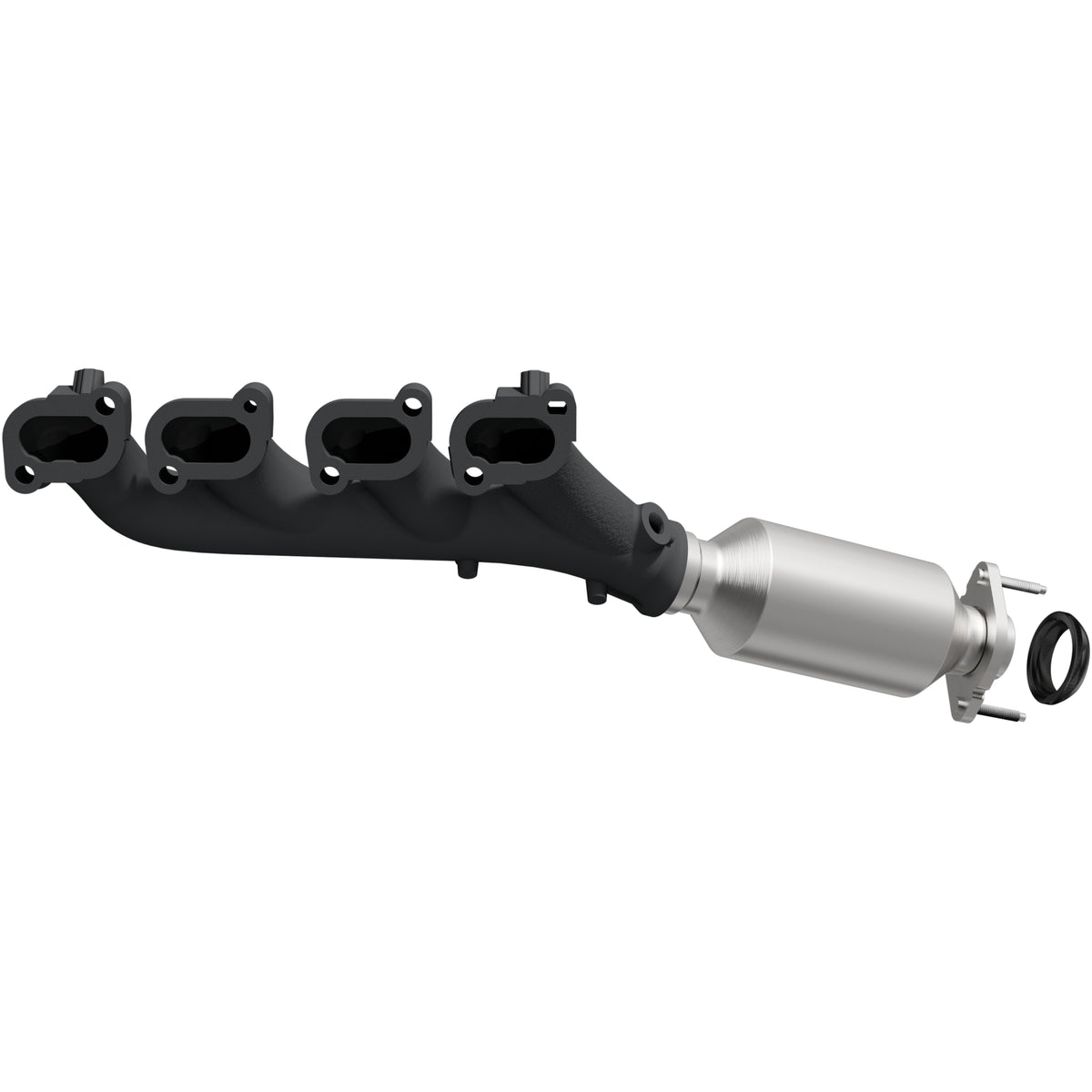 Catalytic Converter with Integrated Exhaust Manifold for HM Grade Federal / EPA Compliant Direct-Fit Manifold Catalytic