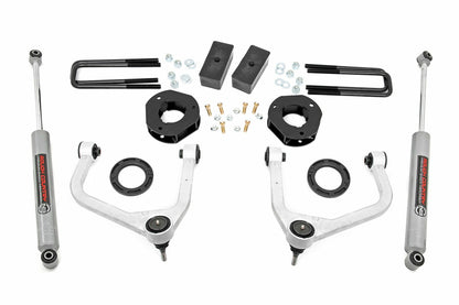 Fits GMC Sierra 1500 2WD/4WD (2019-2024) 3.5 Inch Lift Kit; 22630