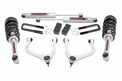 Fits GMC Sierra 1500 2WD/4WD (2019-2024) 3.5 Inch Lift Kit; N3 Struts; 22631