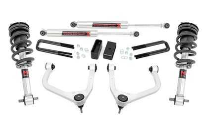 Fits GMC Sierra 1500 2WD/4WD (2019-2024) 3.5 Inch Lift Kit; M1 Struts/M1; 22640