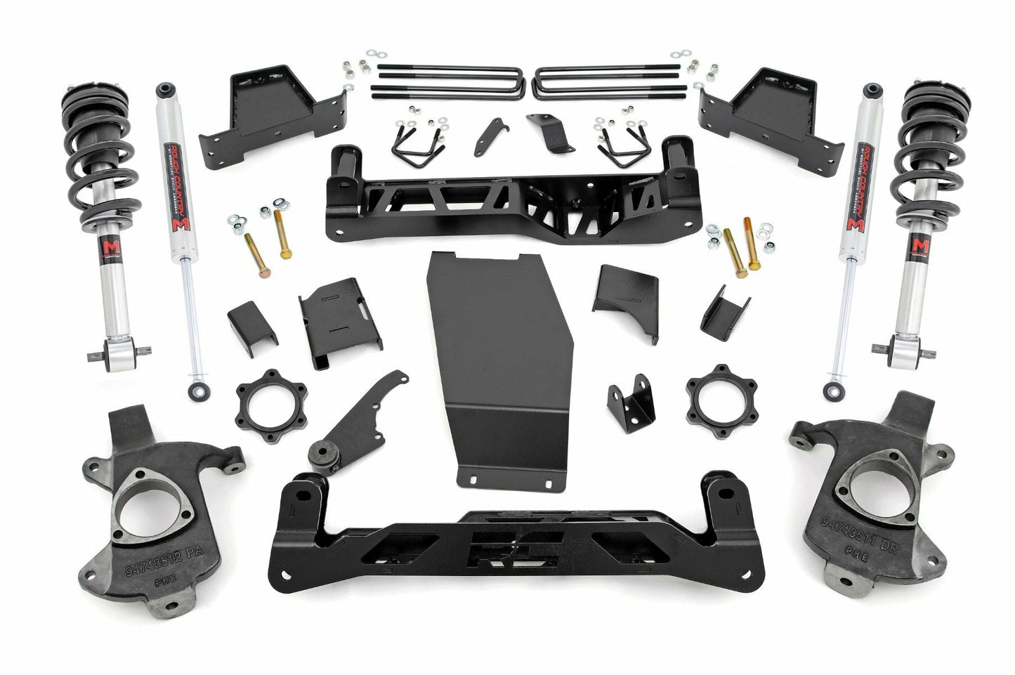 Fits Chevy/GMC 1500(14-18 & Classic) 6" Lift Alu/Stamp Steel M1 Struts/M1 22740