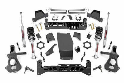 Fits Chevy/GMC 1500 (14-18 & Classic) 7" Lift Kit; Cast Steel; N3 Struts; 22833
