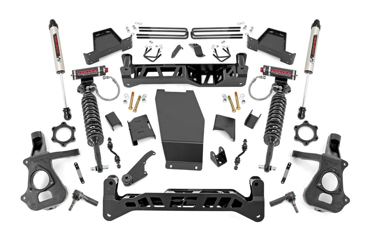Fits Chevy/GMC 1500 (14-18 & Classic) 7" Lift Kit; Cast Steel; Vertex/V2; 22857