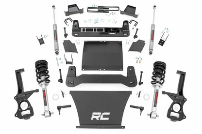 Fits GMC Sierra 1500 2WD/4WD (2019-2024) 6 Inch Lift Kit; N3 Struts; 22932