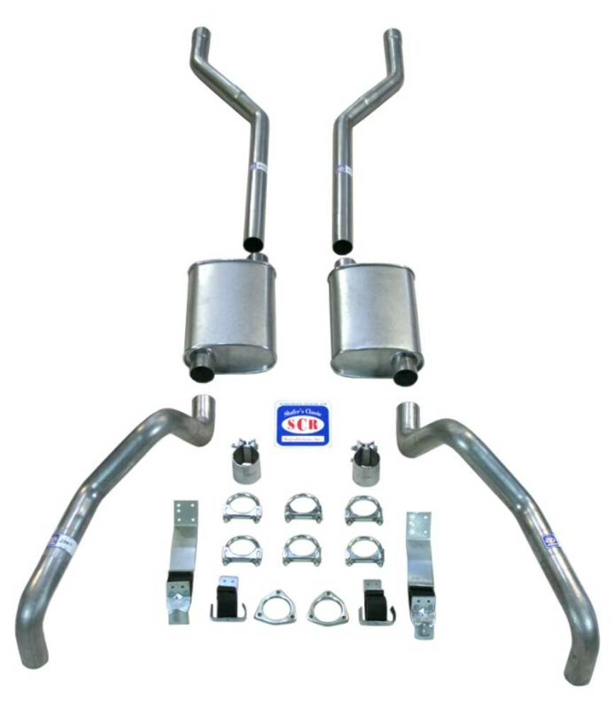 Fits 1967 - 1969 Camaro 2-1/2" Exhaust System with Small Block with Long Style Headers 23016