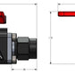 Earls UltraPro Ball Valve -6 AN Male to Female - 230706ERL