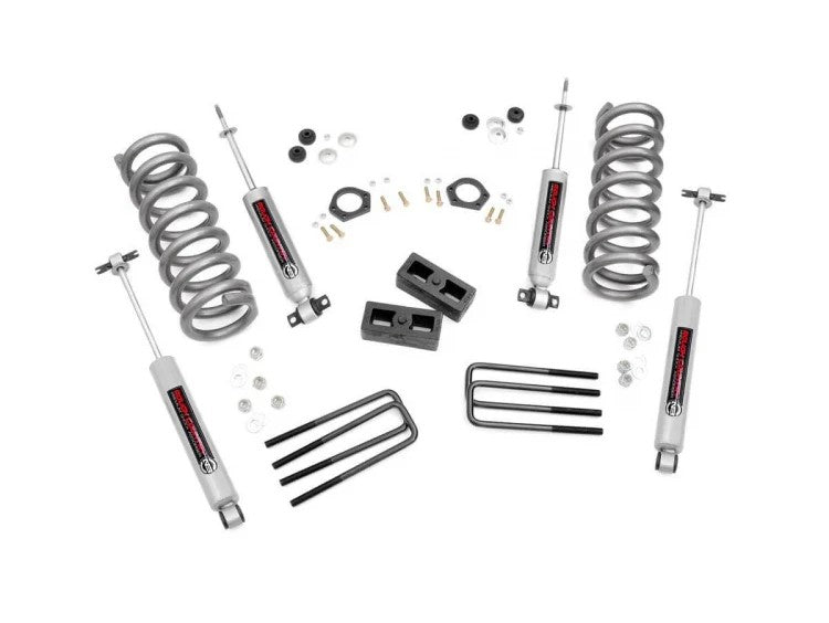Fits Chevy C1500/K1500 Truck & SUV 2WD (1988-1999) 2 Inch Lift Kit; 230N3