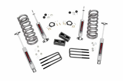 Fits Chevy C1500/K1500 Truck & SUV 2WD (1988-1999) 2 Inch Lift Kit; 230N3