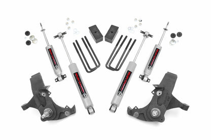 Fits Chevy C1500/K1500 Pickup Extended Ca/Half-Ton SUV (88-99) 4" Lift Kit 231N2