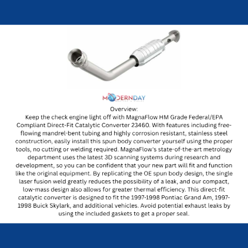 1997-1998 Buick Skylark Direct-Fit Catalytic Converter 23460 Magnaflow