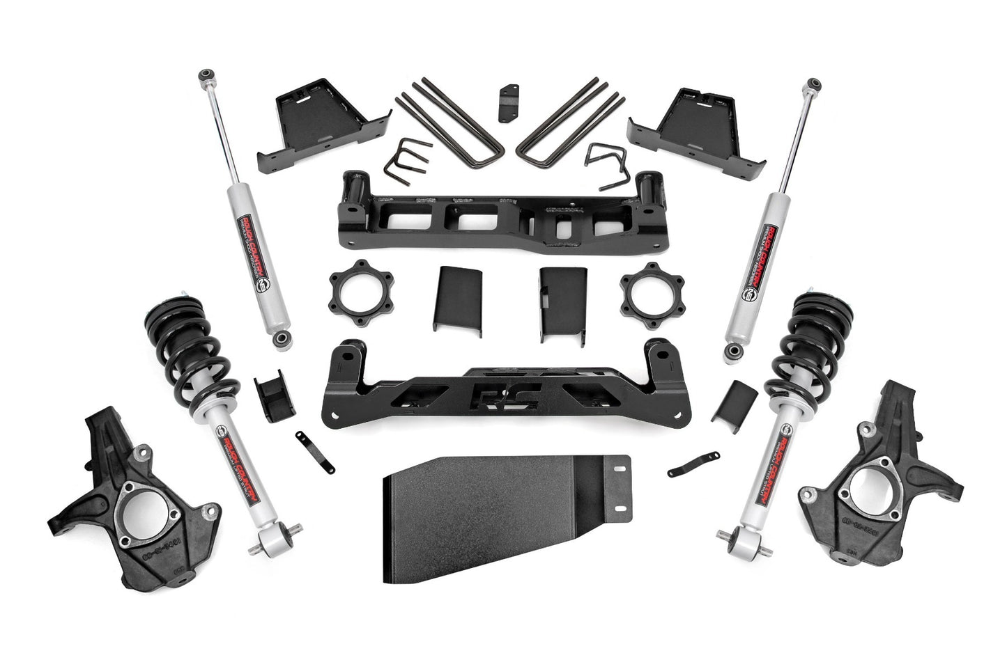 Fits Chevy/GMC 1500 4WD (07-13) 6 Inch Lift Kit; N3 Struts; 23633