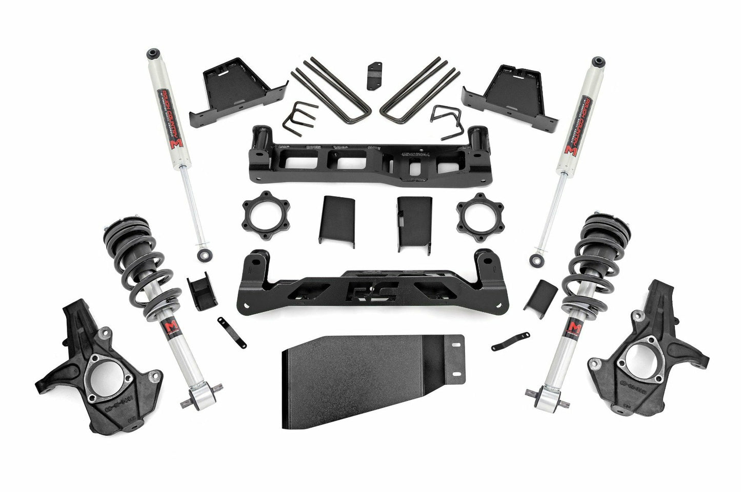 Fits Chevy/GMC 1500 4WD (07-13) 6 Inch Lift Kit; M1 Struts/M1; 23640