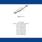 02-04 Tacoma 2.4L rear Direct-Fit Catalytic Converter 23757 Magnaflow