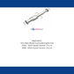 02-04 Tacoma 2.4L rear Direct-Fit Catalytic Converter 23757 Magnaflow
