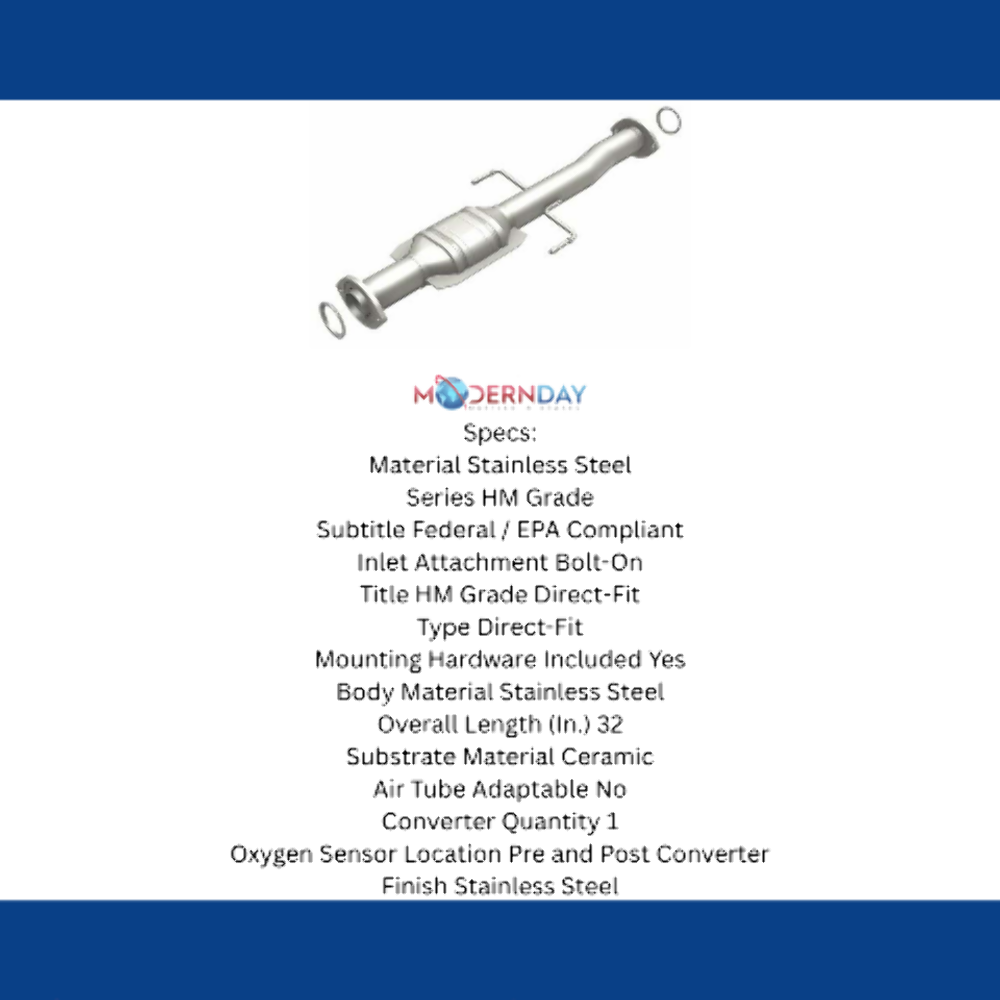 02-04 Tacoma 2.4L rear Direct-Fit Catalytic Converter 23757 Magnaflow