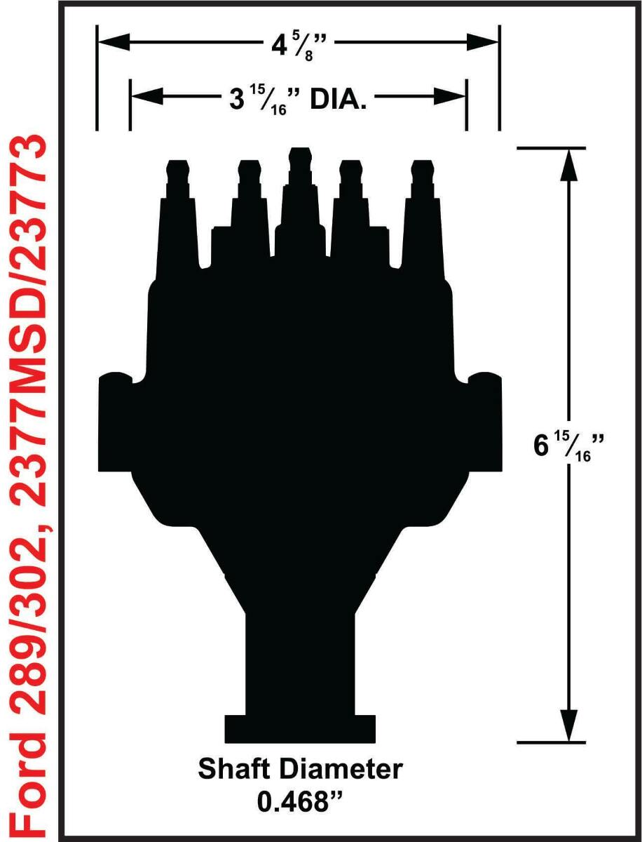 Ford 289, 302 Dual Sync Distributor - 2377MSD