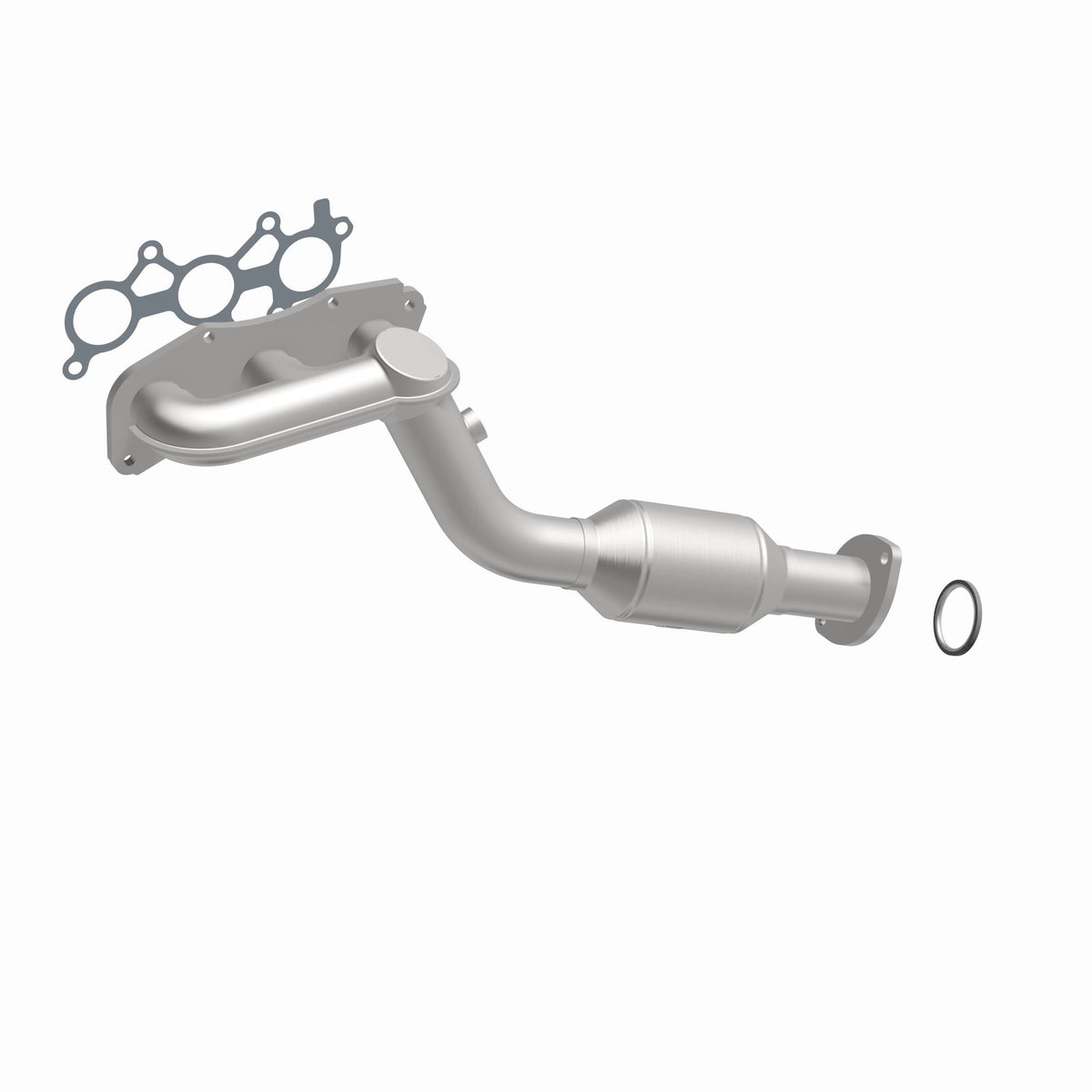 Catalytic Converter with Integrated Exhaust Manifold for HM Grade Federal / EPA Compliant Direct-Fit Manifold Catalytic