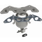 Catalytic Converter with Integrated Exhaust Manifold for HM Grade Federal / EPA Compliant Direct-Fit Manifold Catalytic
