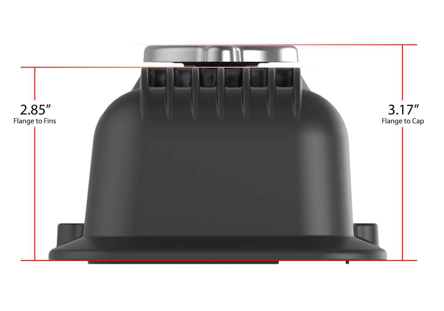 Muscle Series Valve Covers for small block Chevy engines-Black Finish - 241-135
