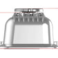 Muscle Series Valve Covers for Small Block Chevy Engines Polished Finish 241-137