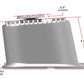 Tall M/T Valve Covers for Big Block Chevy Engines - Natural Cast Finish 241-150