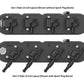2-Pc LS Chevrolet Script Valve Covers - Black Machined Finish - 241-177
