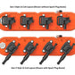 2-Pc LS Chevrolet Script Valve Covers - Factory Orange Machined Finish 241-178