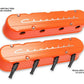 2-Pc LS Chevrolet Script Valve Covers - Factory Orange Machined Finish 241-178