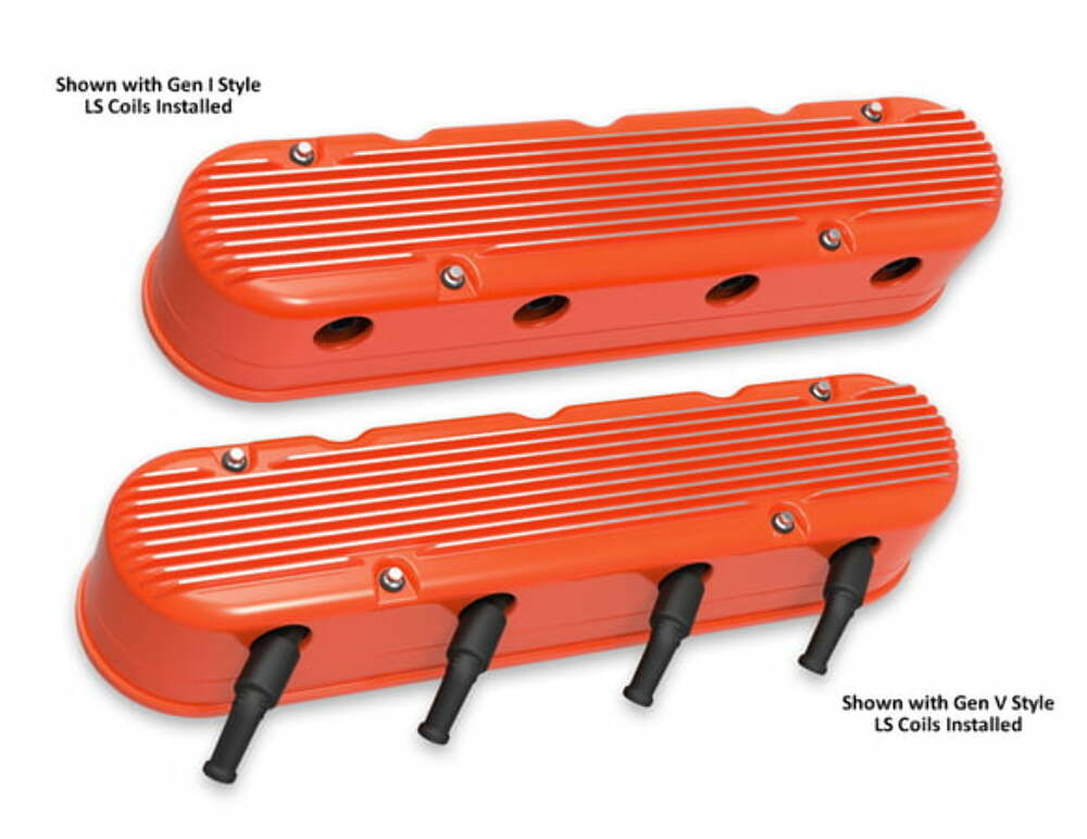 Fits 2001-2017 Silverado 2500 HD 2-Piece Finned Valve Cover-GenIII/IV Ls 241-183