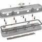 2-Pc LS Pontiac Style Valve Covers - Natural Finish - 241-190