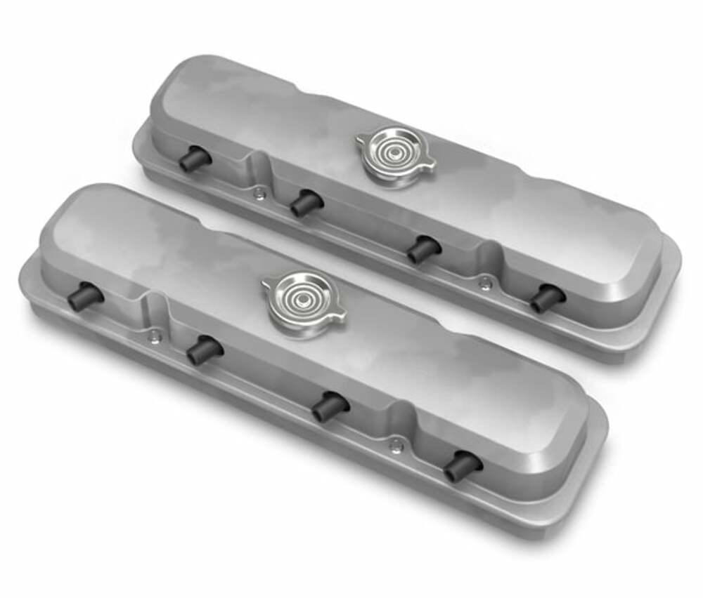 2-Pc LS Pontiac Style Valve Covers - Natural Finish - 241-190