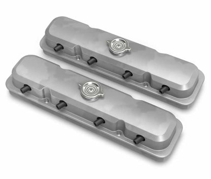 2-Pc LS Pontiac Style Valve Covers - Natural Finish - 241-190