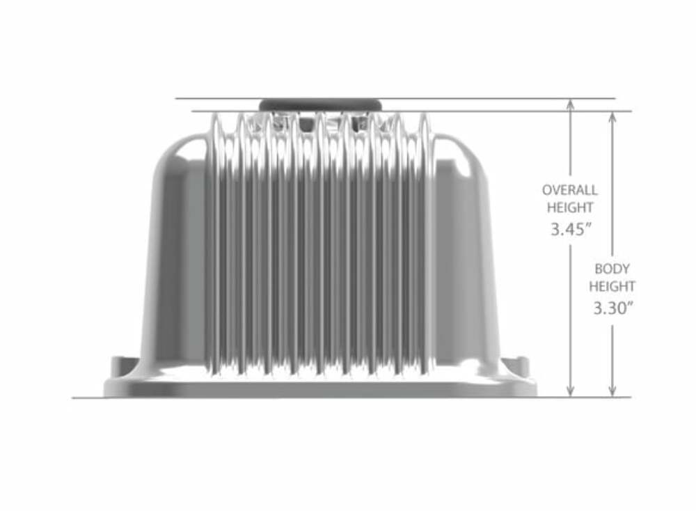 SBC Vintage Series Finned Valve Covers - Polished Finish - 241-241