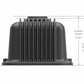 SBC Vintage Series Finned Valve Covers - Satin Black Machined Finish - 241-242