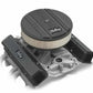 SBC Vintage Series Finned Valve Covers - Satin Black Machined Finish - 241-245