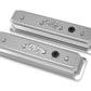 Holley Finned Valve Covers for Small Block Chevy Engines - Polished - 241-248