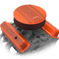 Holley Finned Valve Covers Small Block Chevy Engines Factory Orange 241-249