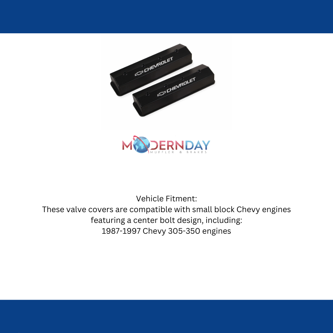 Holley GM Licensed Track Series Valve Covers - 241-286