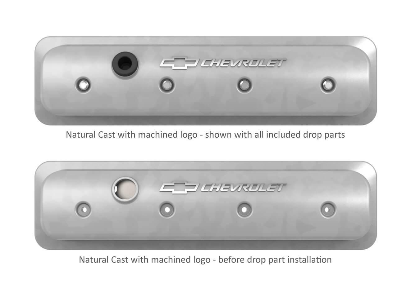 GM Muscle Series Center Bolt Valve Covers - 241-290