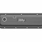 BBC Vintage Series Finned Valve Covers - Satin Black Machined Finish - 241-302