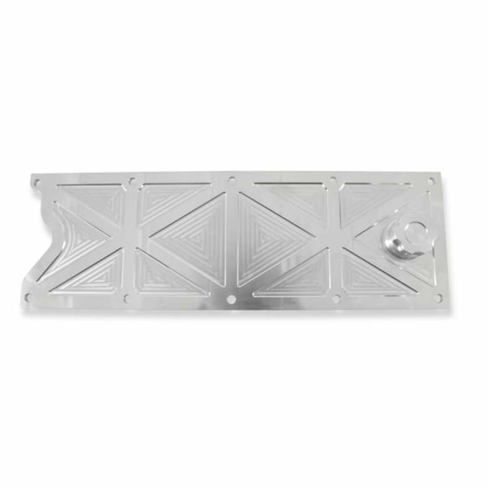 Holley LS Valley Cover with Oil Fill - Natural Billet - 241-367