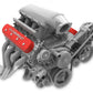 Tall LS Valve Cover with Bowtie/Chevrolet Logo Gloss Red Machined Finish 241-404