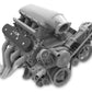 Tall LS Valve Cover with LSX Logo - Satin Black Machined Finish - 241-407