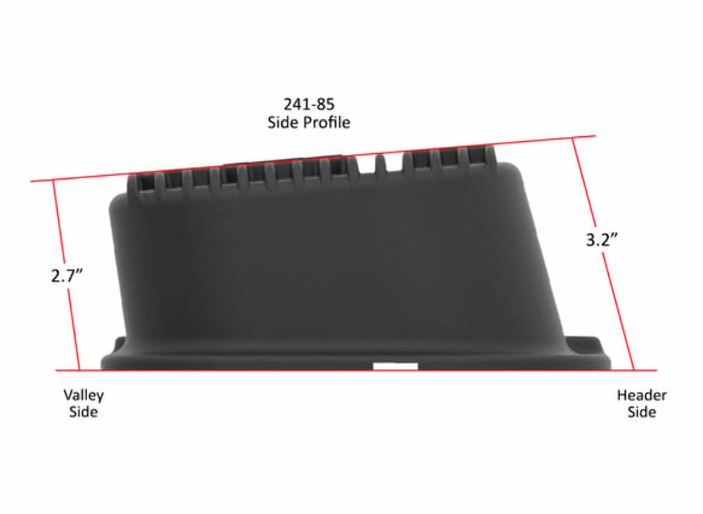 M/T Valve Covers for Big Block Chevy Engines - Satin Black - 241-85