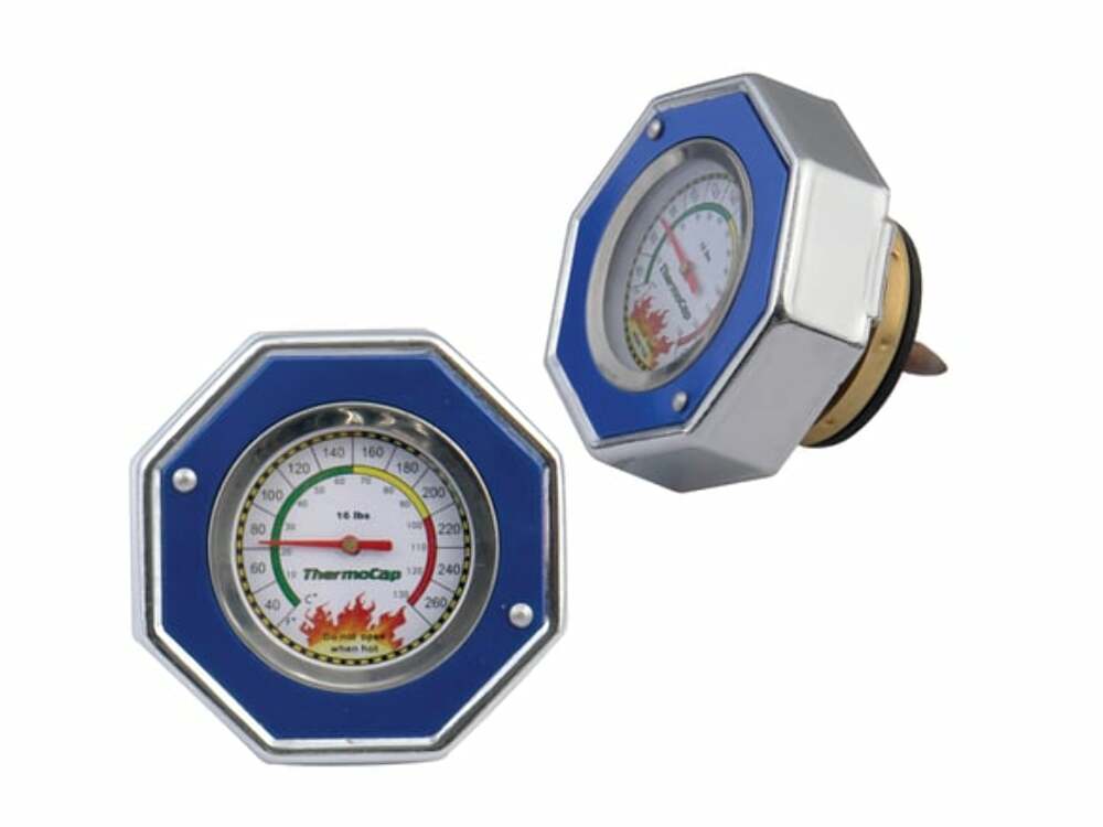 Mr. Gasket Thermocap - 16 PSI - Blue - 2471B