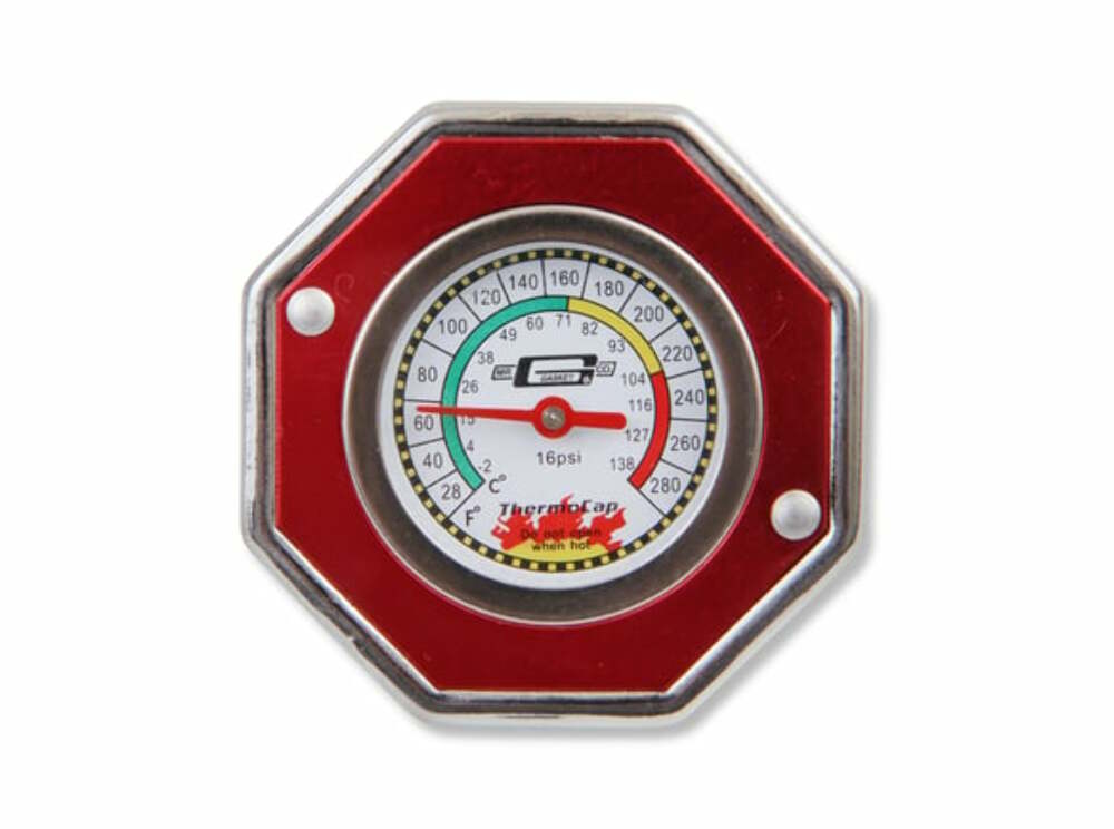 Mr. Gasket Thermocap - 16 PSI - Red - 2471R