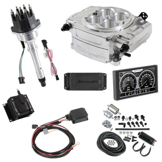 1958 Chevrolet Biscayne Sniper 2 EFI Bundle with HyperSpark Ignition System 550-510-5PK-SBC